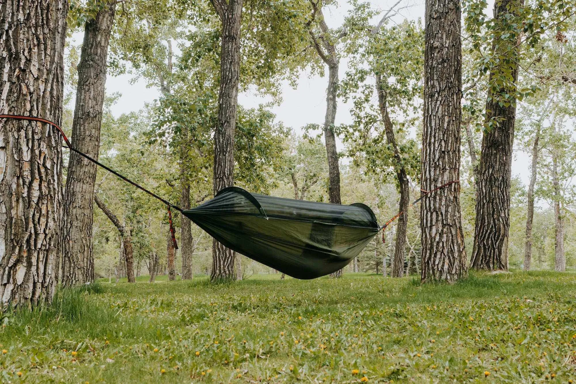 YattaNet Ultralight Hammock – Ripstop Shelter with Mosquito Net & Poles
