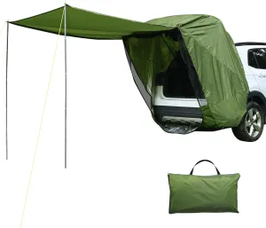 Yescom SUV Tents for Camping Hatchback Tent Tailgate with Awning Sun Shade Car Tent with Poles Mesh Net Waterproof Outdoor Travel