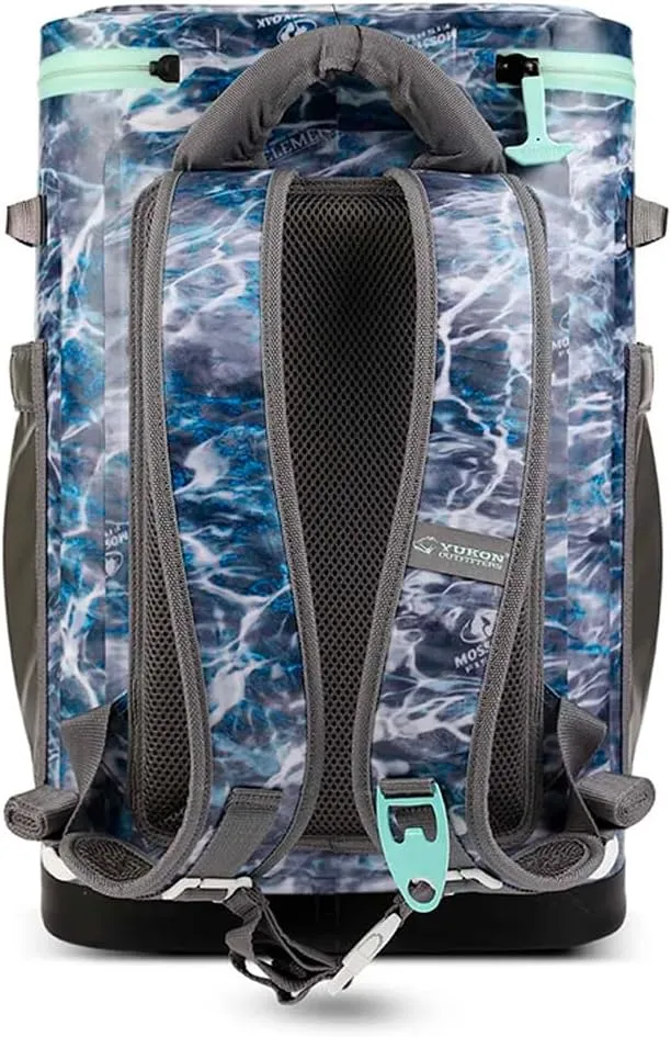 Yukon Outfitters Hatchie Backpack Cooler, 54-Liter Durable Insulated Cargo-Ready Outdoor Hiking Watersports Meals & Beverages Daypack Cooler w/Airtight Zippers, Padded Straps & Carry Handle
