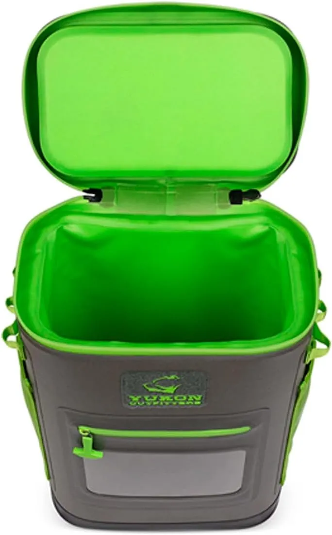 Yukon Outfitters Hatchie Backpack Cooler, 54-Liter Durable Insulated Cargo-Ready Outdoor Hiking Watersports Meals & Beverages Daypack Cooler w/Airtight Zippers, Padded Straps & Carry Handle