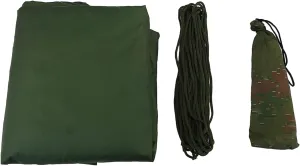 ZJchao Portable Lightweight Waterproof Rain Tarp Tent Shelter Camping Outdoor Activities (Green)